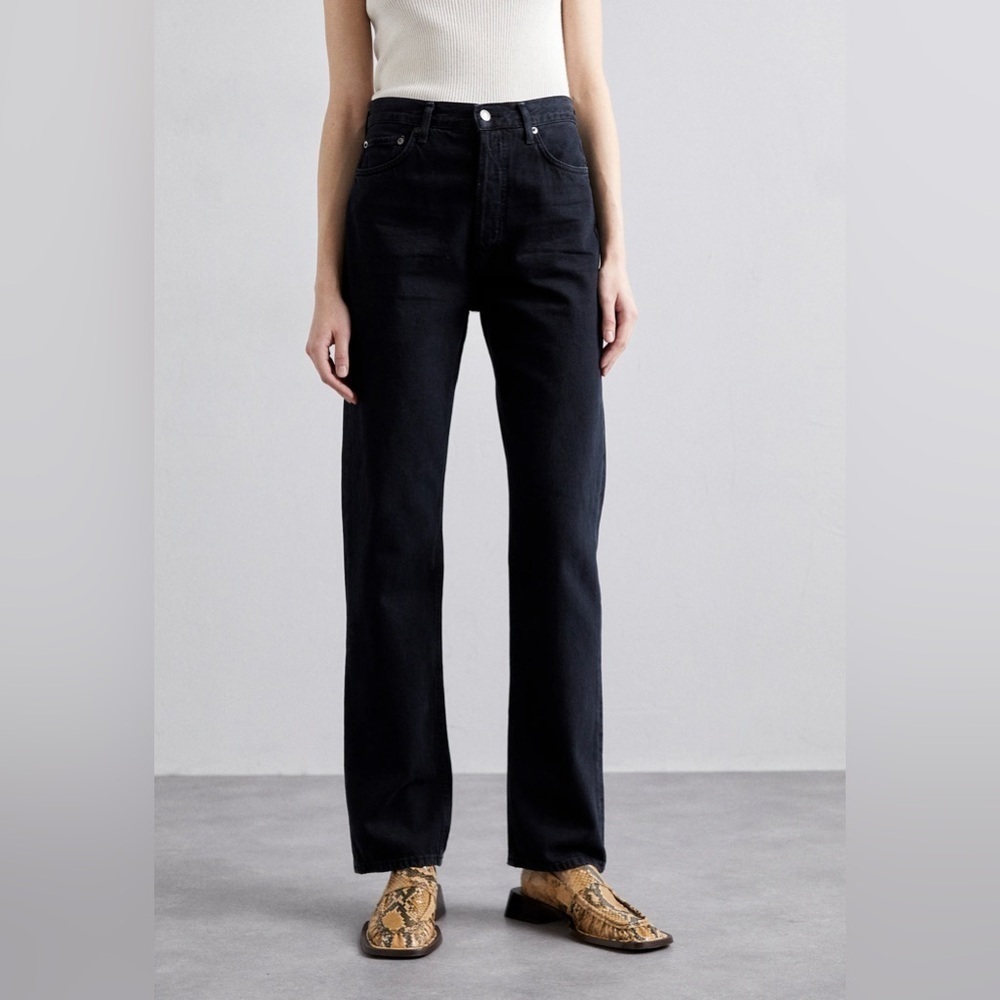 AGOLDE 90s Pinch Waist High Rise Straight in Crushed